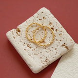 Gold-Plated Color-Preserving Earrings DIY Jewelry Materials