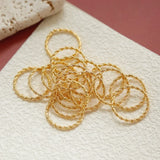 Gold-Plated Color-Preserving Earrings DIY Jewelry Materials