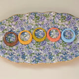 Retro Edge Circle Children Earring Resin DIY Jewelry Materials