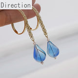 Retro Hollow Glass Ball DIY Ear Jewelry Pendant Material
