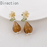 Retro Hollow Glass Ball DIY Ear Jewelry Pendant Material