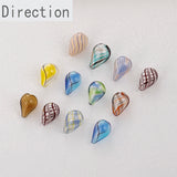 Retro Hollow Glass Ball DIY Ear Jewelry Pendant Material