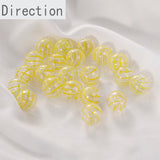 Hand-Painted Glass Beads DIY Jewelry Making Accessories