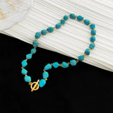Retro Stone Necklace Choker Exaggerated Clavicle Chain Jewelry