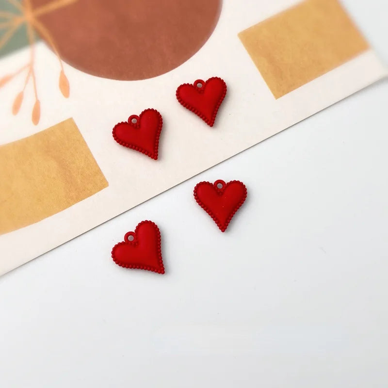 Retro Half Face Pendant Heart Pendant DIY Earrings Necklace Accessories