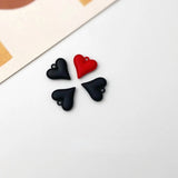 Retro Half Face Pendant Heart Pendant DIY Earrings Necklace Accessories