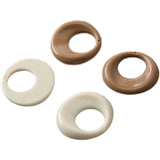 Retro Modern Resin Round Hollow Belt Ring DIY Earrings