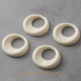 Retro Modern Resin Round Hollow Belt Ring DIY Earrings