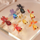 National Goldfish Earrings DIY Pendant Hairpin Jewelry