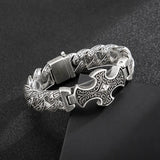 European American Retro Totem Cross Men's Bracelet
