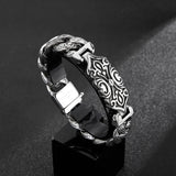 European American Retro Totem Cross Men's Bracelet