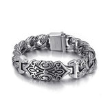 European American Retro Totem Cross Men's Bracelet