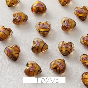 Retro Colored Glaze DIY Beaded Bracelet Necklace Earrings