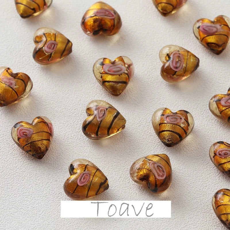 Retro Colored Glaze DIY Beaded Bracelet Necklace Earrings