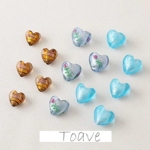 Retro Colored Glaze DIY Beaded Bracelet Necklace Earrings