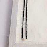Retro Pearl Crystal Necklace INS Wind Temperament Clavicle Chain