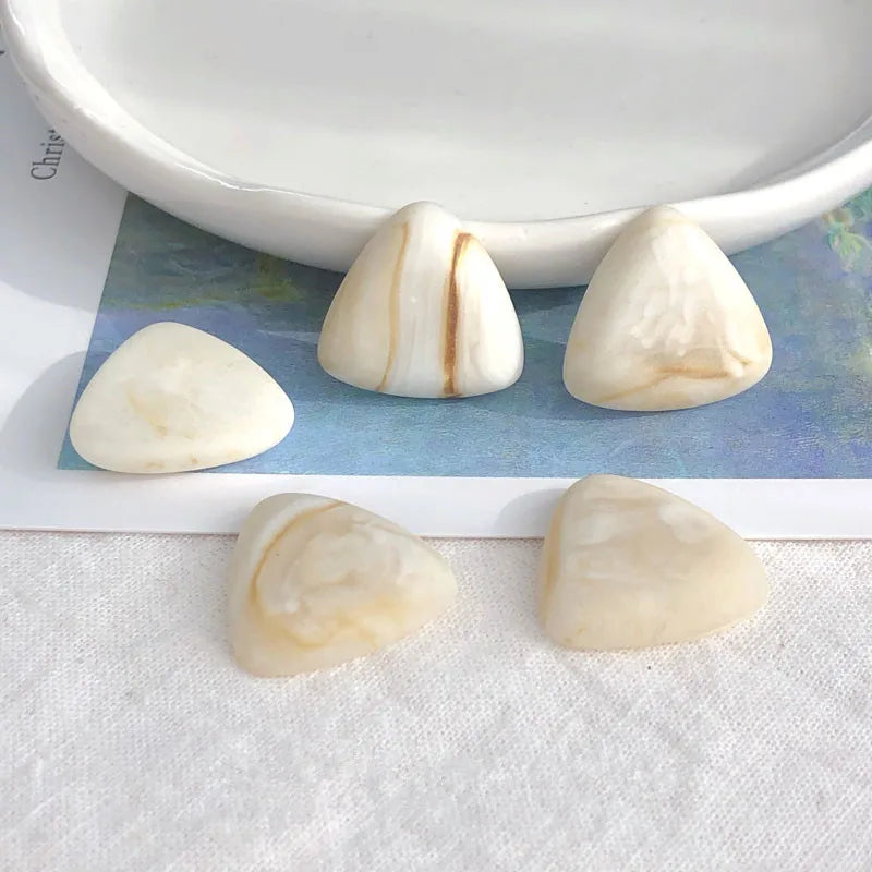 50pcs/lot 22mm Irregular Shape Flatback Beads DIY Jewelry Earring Accessory