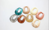 50pcs Retro Horseshoe Resin Beads DIY Jewelry Earring/Pendant Accessory