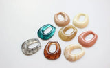 50pcs Retro Horseshoe Resin Beads DIY Jewelry Earring/Pendant Accessory