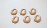 50pcs Retro Horseshoe Resin Beads DIY Jewelry Earring/Pendant Accessory
