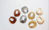 50pcs Retro Horseshoe Resin Beads DIY Jewelry Earring/Pendant Accessory