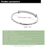Retro Silver Stretching Bracelet Solid Silver Bangle Jewelry