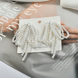 Retro Pearl Tassel Pendant DIY Earrings Hairpin Accessories