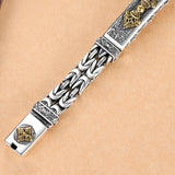 Silver Hipster Men's Bracelet Chinese Style Chain