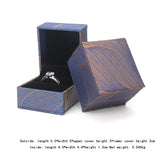 Retroid Purple Wedding Ring Box for Women