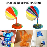 2/3/4/5 Channel Split Mixing Cups - Painting Tools DIY