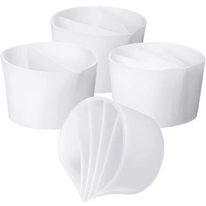 4-Piece Silicone Split Cup Set for Paint Pouring, Fluid Epoxy Making