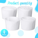 4-Piece Silicone Split Cup Set for Paint Pouring, Fluid Epoxy Making