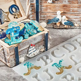 Letter Resin Mold Kit, Silicone Mold For DIY Keychain Making