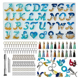 Resin Letter Mold Kit, Silicone for DIY Resin, Epoxy Making Set