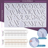 Alphabet Resin Casting Mold, Letter Silicone Mold for Epoxy Crafts