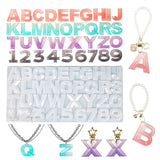 Alphabet Number Silicone Mold for Resin Casting, Epoxy Crafts