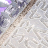 Alphabet Number Silicone Mold for Resin Casting, Epoxy Crafts