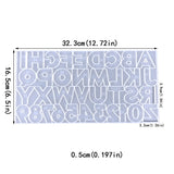 Resin Casting Alphabet Mold, Letter & Number Silicone Mold