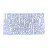Resin Casting Alphabet Mold, Letter & Number Silicone Mold