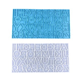 Resin Casting Alphabet Mold, Letter & Number Silicone Mold