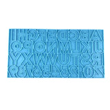 Resin Casting Alphabet Mold, Letter & Number Silicone Mold