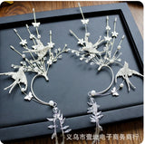 Rhine Elf Earrings Long Tassel Bride Wedding Accessories