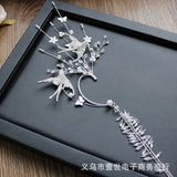Rhine Elf Earrings Long Tassel Bride Wedding Accessories