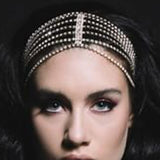 Crystal Multilayer Head Chain Bridal Hair Jewelry Women Headband