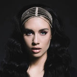 Crystal Multilayer Head Chain Bridal Hair Jewelry Women Headband