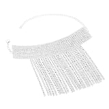 Rhinestone Ankle Bracelet Multilayer Crystal Tassel Foot Jewelry