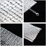 Rhinestone Anklet Crystal Tassel Foot Chain Wedding Jewelry 2 Pcs