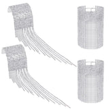 Rhinestone Anklet Crystal Tassel Foot Chain Wedding Jewelry 2 Pcs