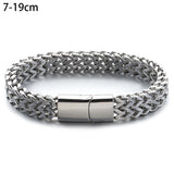 Rhinestone Bracelet Cuban Link Silver Jewelry Bracelet