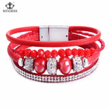 Rhinestone Bracelets for Women Multi-layer Crystal Bracelet Hand Jewelry